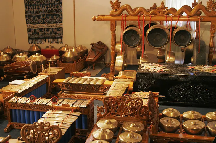 Alat musik Gamelan Kyai Cipinang Besar Utara